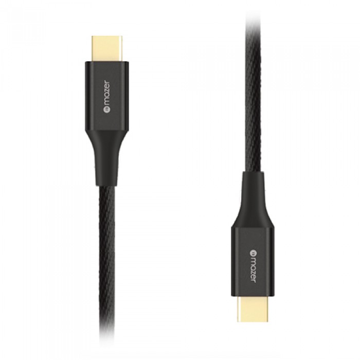 MAZER ALU.DURA.TEK USB-C TO USB-C CABLE 3.1A (2.0M)